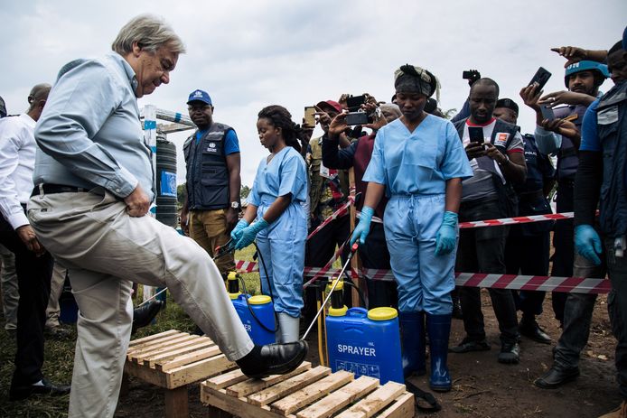 VN-secretaris-generaal Antonio Guterres heeft een bezoek gebracht aan het oosten van de Democratische Republiek Congo.