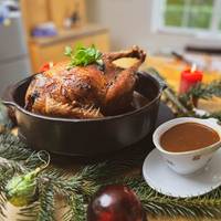 Een krabcocktail, een gevulde kalkoen en een heerlijke sabayon: dit is ons weekmenu