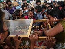 Wie de macht van het leger in Myanmar aantast, wordt met grof geweld afgestraft
