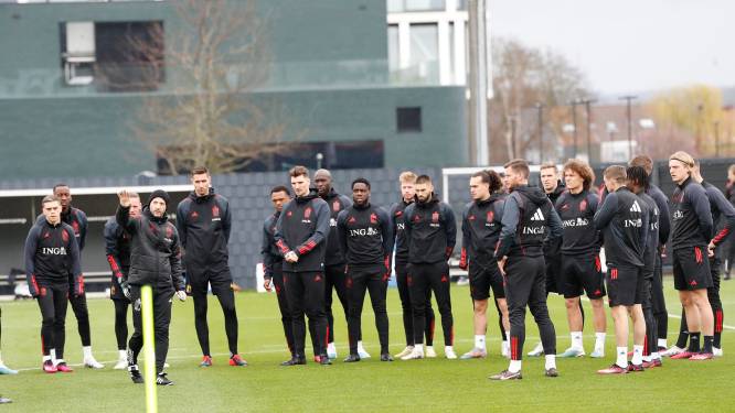 LIVE DUITSLAND-BELGIË. Rode Duivels trainen deze voormiddag een laatste keer in Tubeke