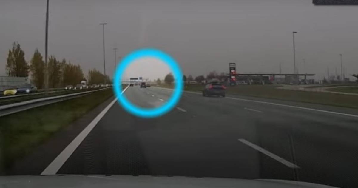 Politie toont beelden van levensgevaarlijke achtervolging met 250 km/u over A16 door Brabant