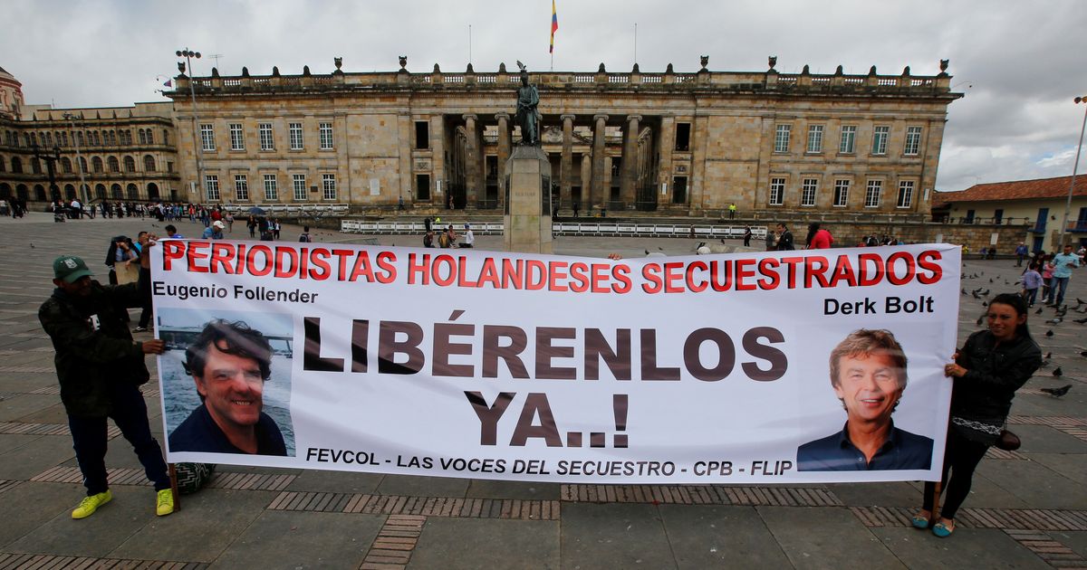 Nederlandse journalisten ontvoerd in Colombia zijn vrijgelaten