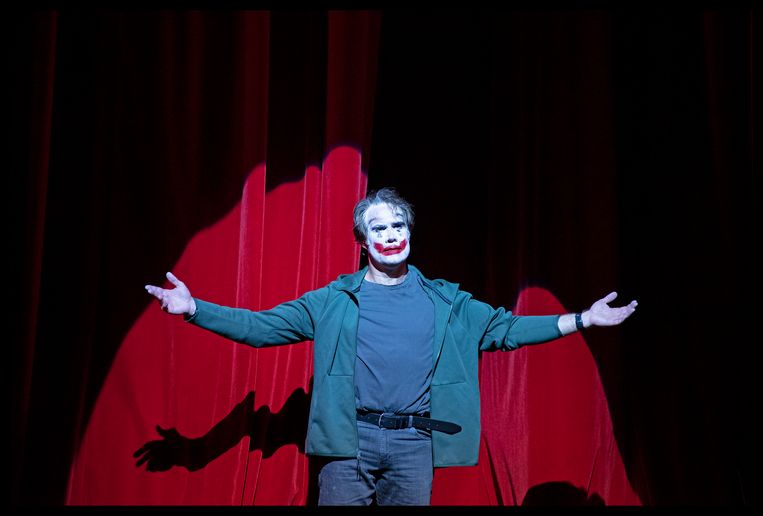 Brandon Jovanovich (Canio) in Pagliacci.  Beeld Matthias Baus