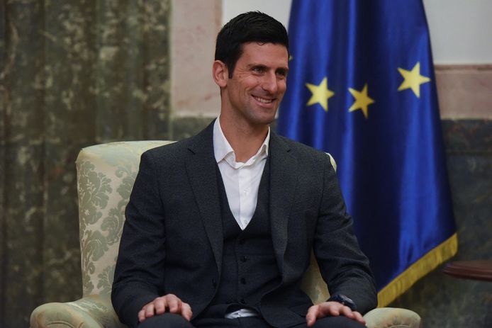 Novak Djokovic was begin deze maand te gast bij de Servische president.