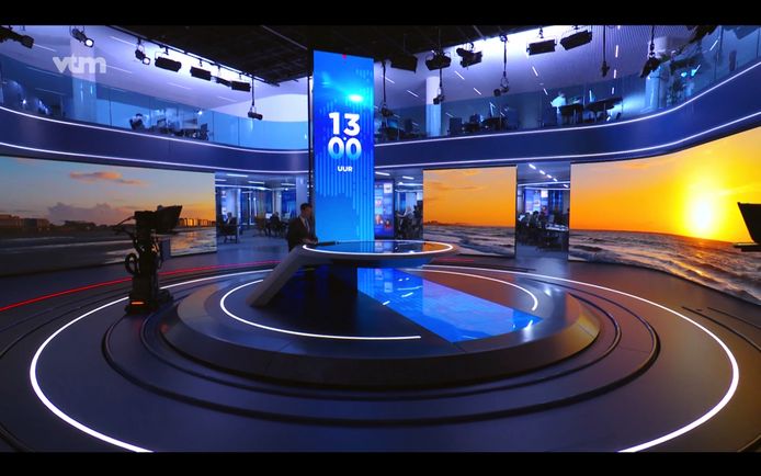 Nieuw Nieuws bij VTM - eerste uitzending vanuit Antwerpen - nieuwe studio