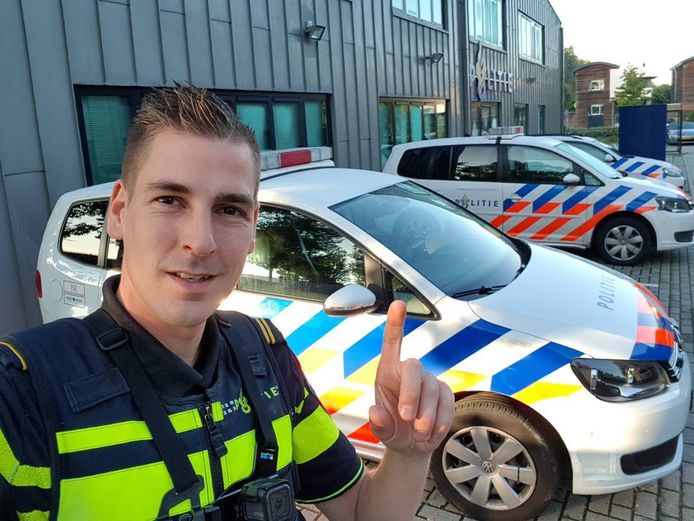 Politievlogger Jan-Willem Schut