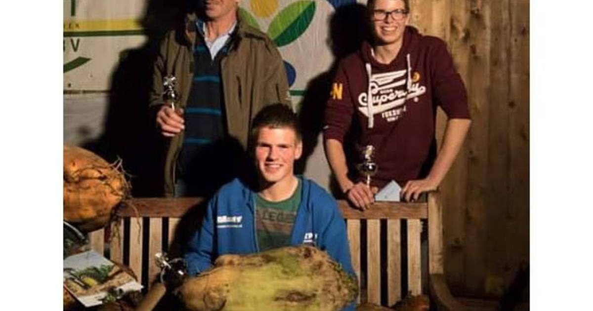 Joekel van een biet van 19 kilo, Jurian Moerland wint wedstrijd