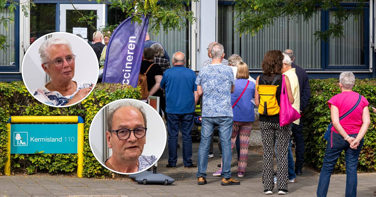 Busy Vaccination Day in Arnhem: People Line Up for First COVID-19 Vaccine