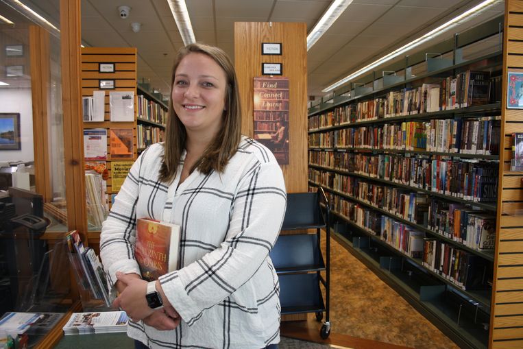 Sarah Paylor Cutchall zamelde geld in om de bibliotheek van Fulton County te steunen. Beeld Seije Slager