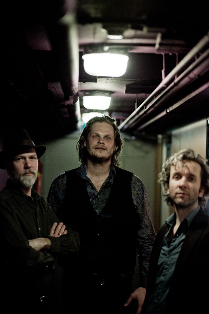 Met Wouter Planteijdt (l) en Roel Spanjers.
 foto Duncan de Fey
