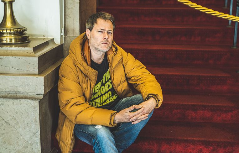 Milo Rau in het NTG. Beeld Wannes Nimmegeers