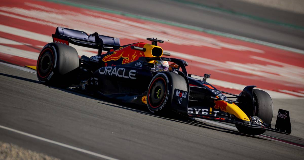 Foto's De nieuwe bolides van Max Verstappen & co in actie bij