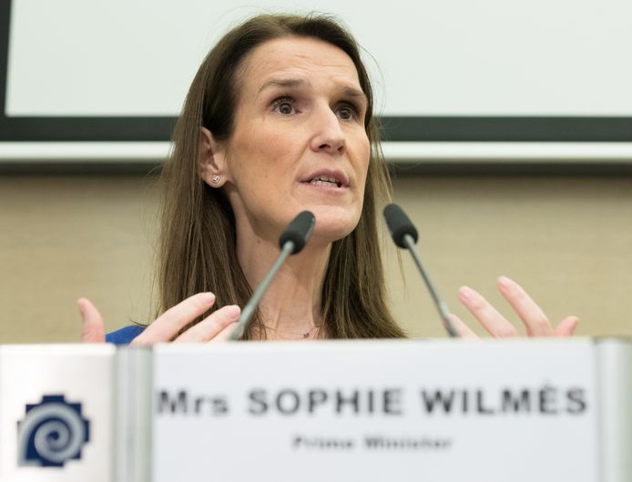 Premier Sophie Wilmès (MR) kan in de Kamer slechts op 38 van de 150 zetels rekenen.
