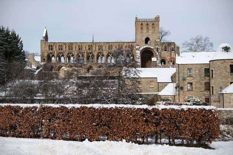 De abdij in Jedburgh uit 1138. Beeld Bram Lammers