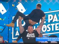 Quand Matthieu Delormeau sert de poids à la Montagne
