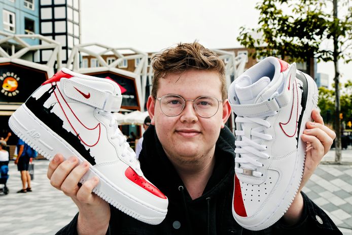 Verf voor online sneakers