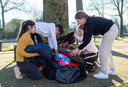 Een inzamelingsactie op een school in Epe.