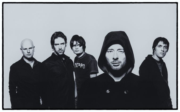 Radiohead in 2000. Beeld Tom Sheehan