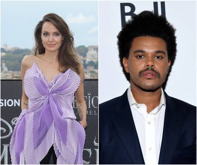 Angelina Jolie en The Weeknd samen gespot op restaurant in Los Angeles