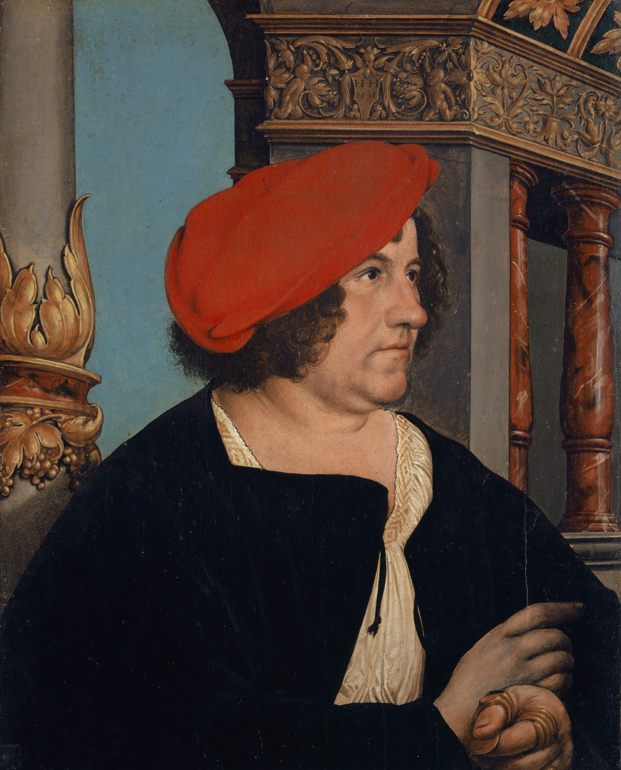 Hans Holbein II: Portretten van Jakob Meyer zum Hasen en zijn vrouw Dorothea Kannengiesser (1516) Beeld Collectie Kunstmuseum Basel