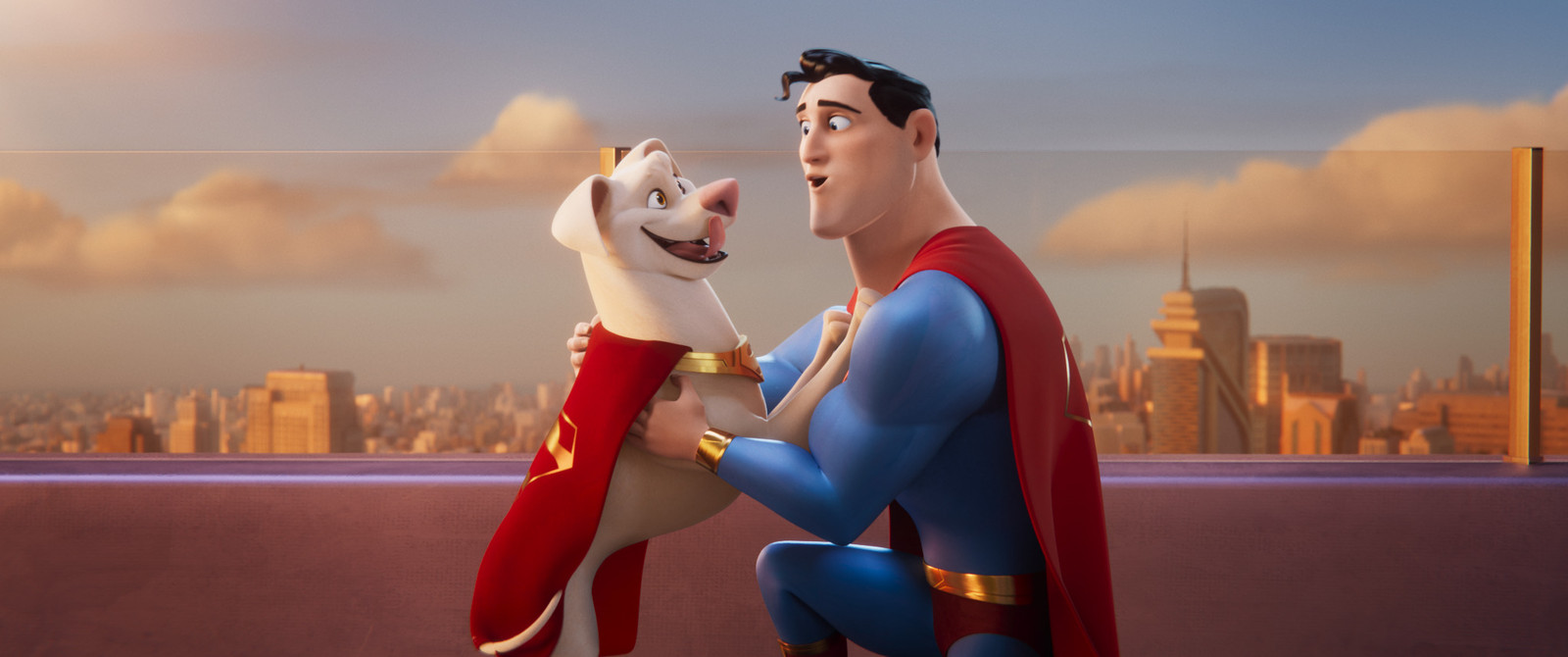 In DC Club van Super-Pets zijn Krypto de Superhond en Superman elkaars allerbeste vrienden.
