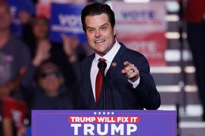 Met Matt Gaetz zet Donald Trump een omstreden ‘Mini-Me’ op justitie