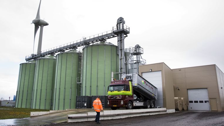 De Oliemolen in Harlingen, waar koolzaad uitgeperst wordt, voor consumptie maar ook voor de productie van bio-diesel Beeld anp