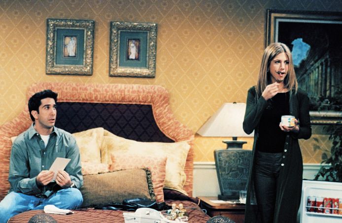 David Schwimmer en Jennifer Aniston speelden Ross en Rachel in ‘Friends’.