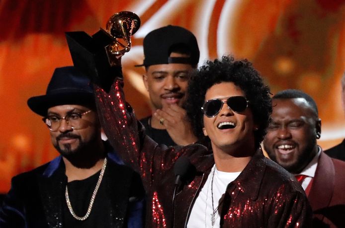 60th Annual Grammy Awards - Bruno Mars ging met gewilde prijzen aan de haal.