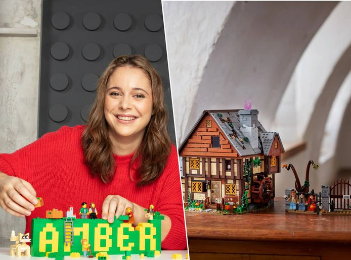 Amber Veyt (26) ziet als eerste Belgische LEGO-fan haar ontwerp vertaald in een LEGO-bouwdoos.