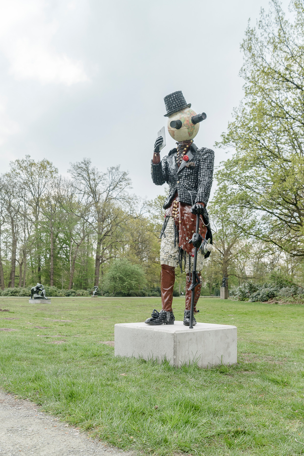 Maurice Mbikayi, 'The Aesthetic Observer', 2021. Beeld © The Artist. Photo Léonard Pongo