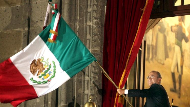 Mexicaanse president Felipe Calderon. Beeld EPA