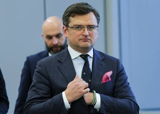 De Oekraïense minister van Buitenlandse Zaken Dmytro Koeleba.