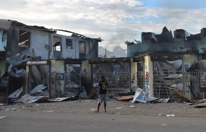 In Honiara wordt al drie dagen geprotesteerd tegen premier Manasseh Sogavare.