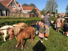 Jong en oud op Paardenmarkt in Winterswijk