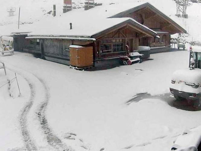 Eerste sneeuw van betekenis gevallen in de Alpen, augustus was tweede warmste sinds 1981