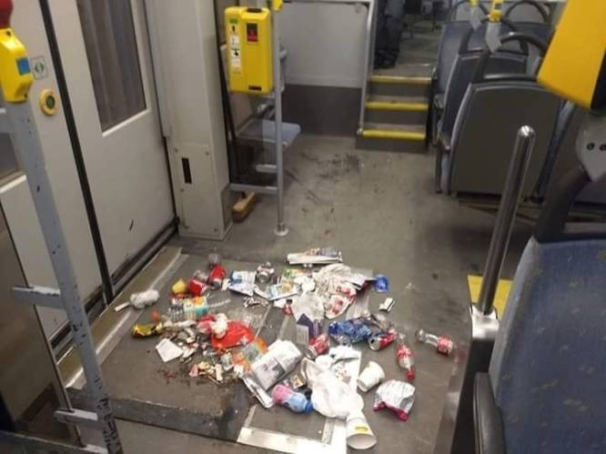 Opnieuw virale foto “van afval na klimaatbetoging”, maar beeld werd genomen in tram in Oostende