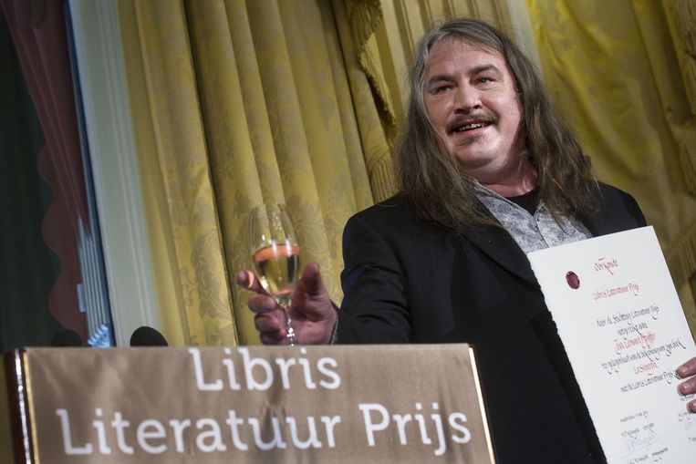 Ilja Leonard Pfeijffer wint de Libris Literatuur Prijs, 2014 Beeld anp