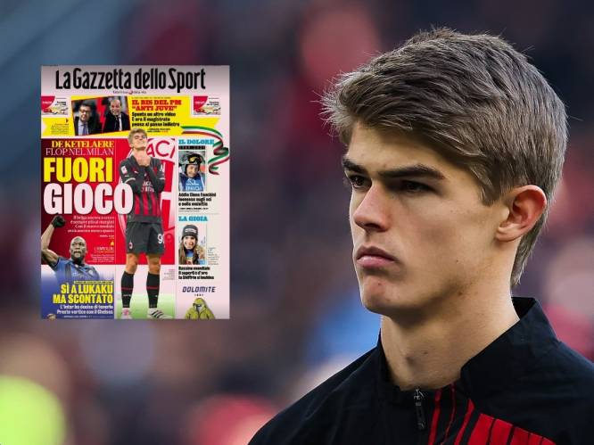 “Flop in Milaan, en het kan nog erger”: ‘La Gazzetta’ zet dit keer Charles De Ketelaere in het groot op haar cover