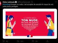 Le tweet de la police française au sujet du sexting passe mal