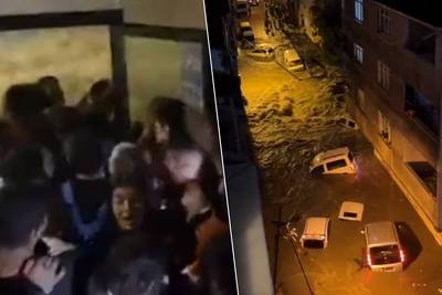 Twee doden na overstromingen in Turkije: mensen vast in bibliotheek, straat in Istanboel weggespoeld