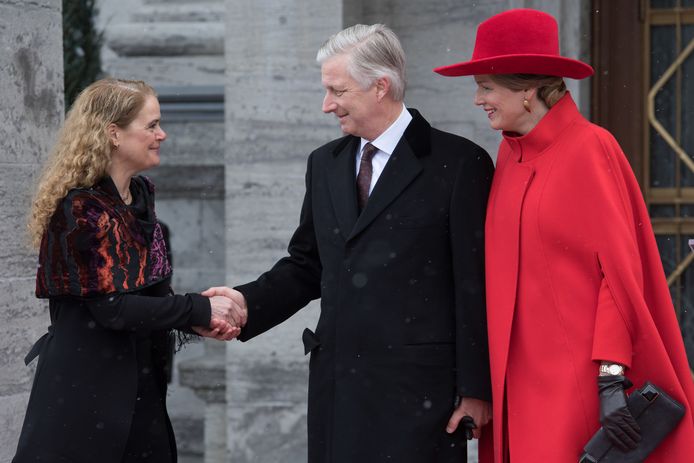 Gisteren, daags na de aankomst in Ottawa, ging het officiële programma van start met de ontvangst door de Canadese gouverneur-generaal Julie Payette. Zij is de vertegenwoordiger van de Britse Queen, die ook het staatshoofd van Canada is.