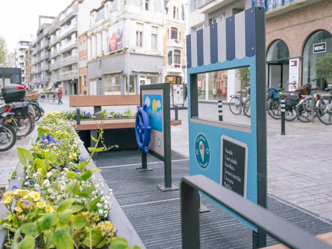 Stad Oostende installeert twee nieuwe rustplekjes in het centrum