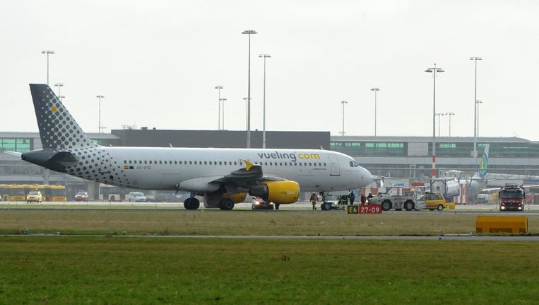 Vliegtuig op Schiphol (niet het vliegtuig uit het verhaal). Beeld ANP