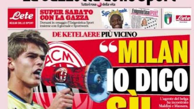 “Milan, ik zeg ja!”: Charles De Ketelaere wil naar AC Milan ondanks bod van 35 miljoen van Leeds