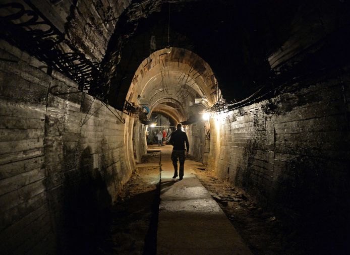 Туннельный комплекс к югу от польского города Вроцлав, где так и не нашли нацистский поезд, полный золота.