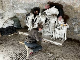 Nieuwpoort laat beeldengroep van Pieter Braecke versnijden om het te kunnen restaureren