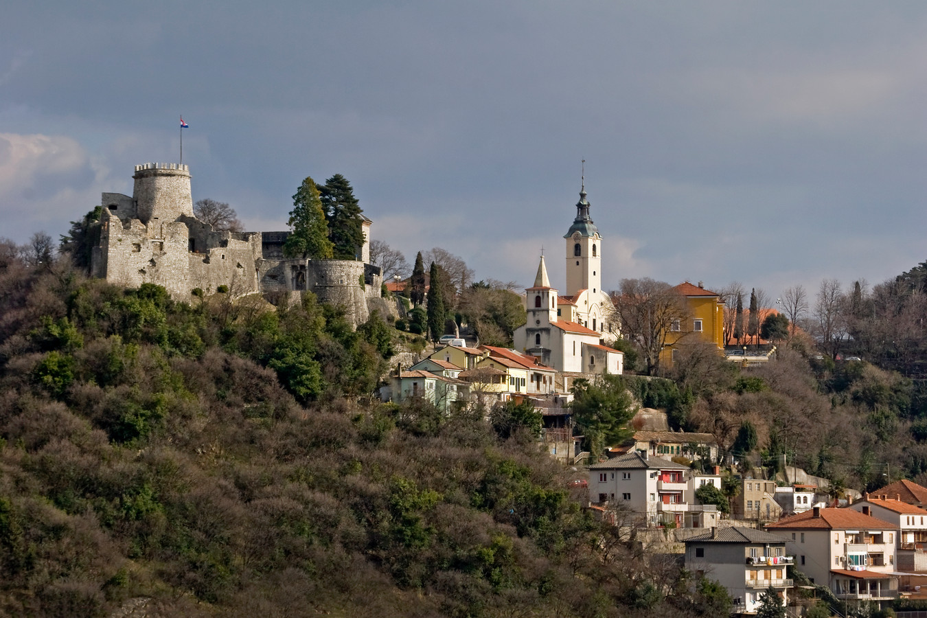 Le château de Trsat offre une vue imprenable sur la ville.
