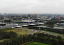 De brug gefotografeerd net vóór de werkzaamheden van 2019.