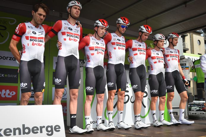 De ploeg van Lotto-Soudal in de BinckBank Tour.